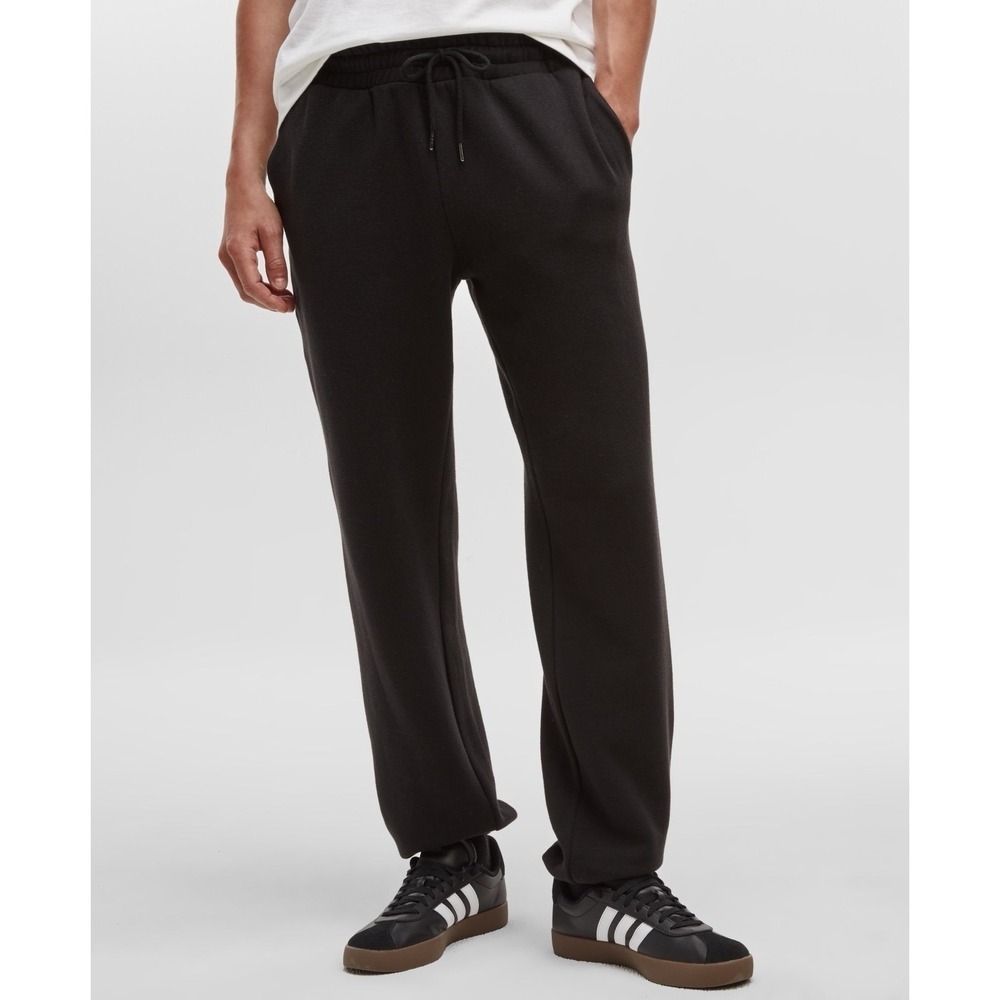 Mode‎ of One Mens Regular Fit Fleece Joggers in Deep Black Size XL  new - Picture 3 of 8